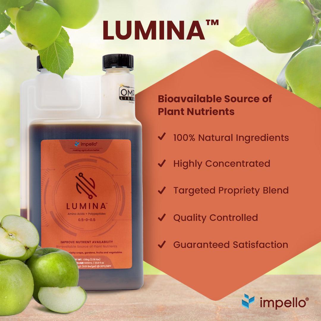 plant amino acid fertilizer Impello Biosciences Lumina Organic Amino Acid 500 ml